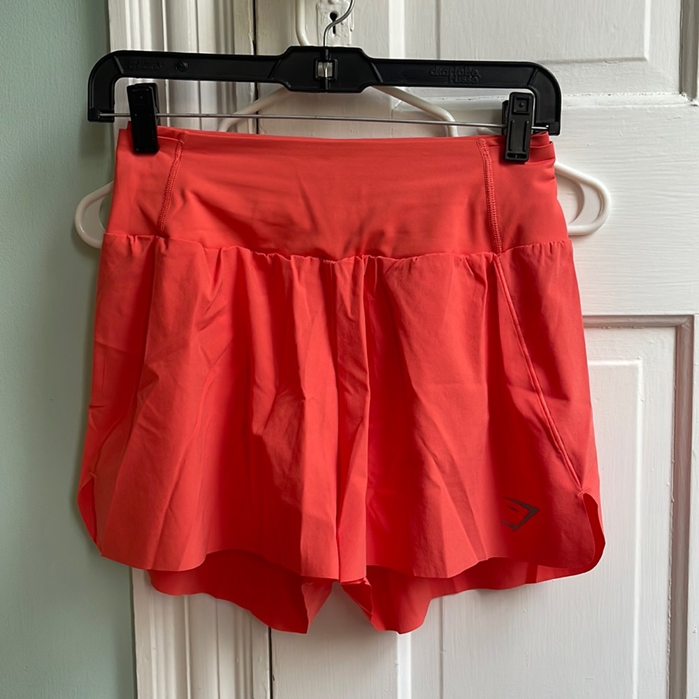 Gymshark Coral Athletic Shorts
